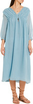Thumbnail for your product : MiH Jeans Petaluma striped silk-georgette dress