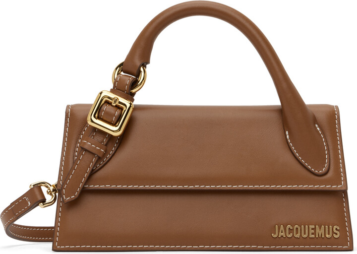 JACQUEMUS Le Chiquito Long Bag in Brown