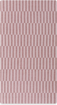 Maroon Stripe Muslin Crib Sheet