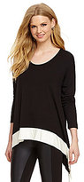 Thumbnail for your product : Kensie Colorblock Long-Sleeve Top
