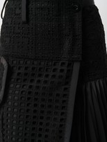 Thumbnail for your product : Sacai Guipure-Lace Midi Skirt