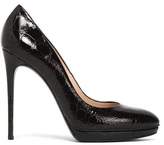 Casadei Textured Patent-Leather 