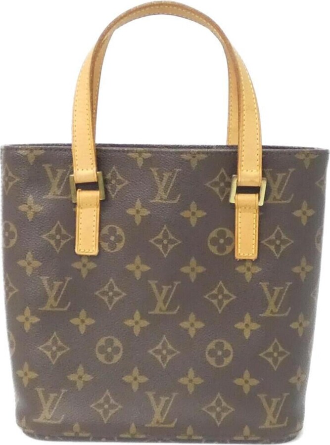 Louis Vuitton Monogram Marron Coated Canvas Handbag (Pre-Owned)