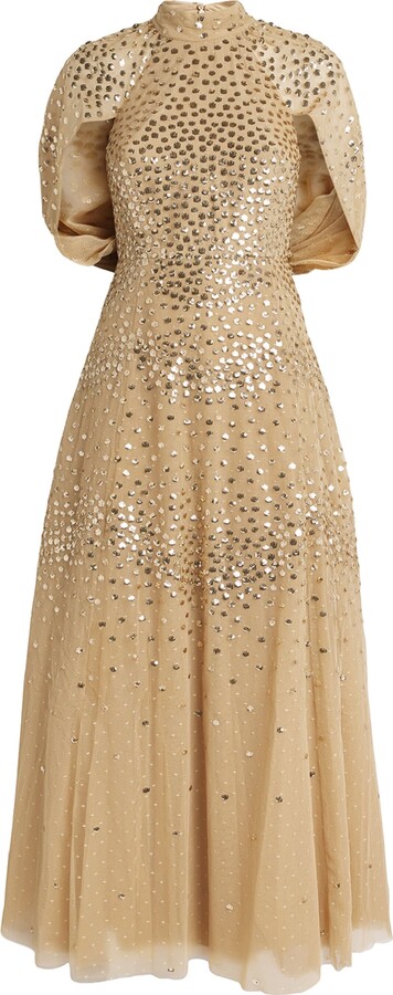 Needle & Thread Sequin Scallop Gown