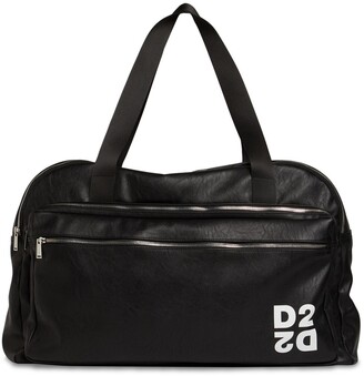 faux leather duffle bolsa mens