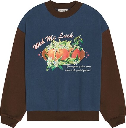 Wish Me Luck!! Greatest Fortune Crewneck Sweater