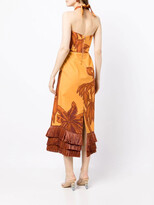 Thumbnail for your product : Johanna Ortiz Diaspora Africana Halter Midi Dress