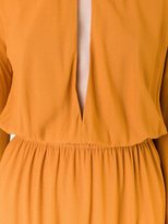Thumbnail for your product : Jay Ahr neck slit longsleeved dress