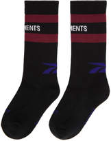 Thumbnail for your product : Vetements Black Reebok Edition Classic Socks