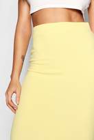 Thumbnail for your product : boohoo Basic Pastel Crepe Midi Skirt