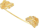 Thumbnail for your product : Tai Yellow Gold Plated Feather Pinch Bracelet