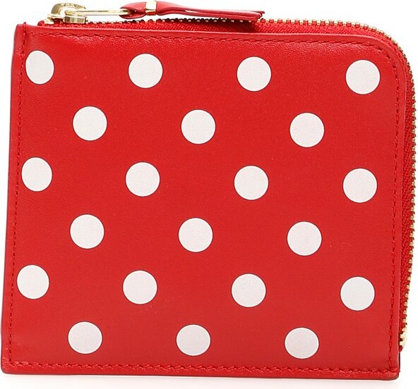Comme des Garcons Dot Printed Zipped Wallet