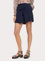 high waisted bow shorts