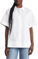 Thumbnail for your product : Topshop Boxy Short Sleeve Button-Up Shirt