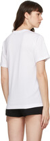 Thumbnail for your product : Dolce & Gabbana White Metal Logo V-Neck T-Shirt