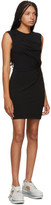 Thumbnail for your product : alexanderwang.t Black Crepe Jersey Twisted Minidress