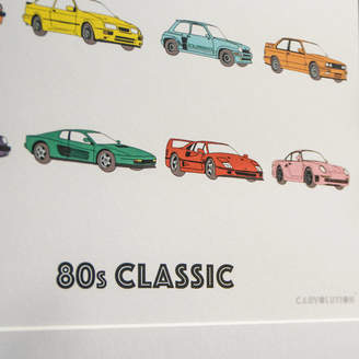 Carvolution® - Your life in cars Classic Car Decades Unframed Art Print