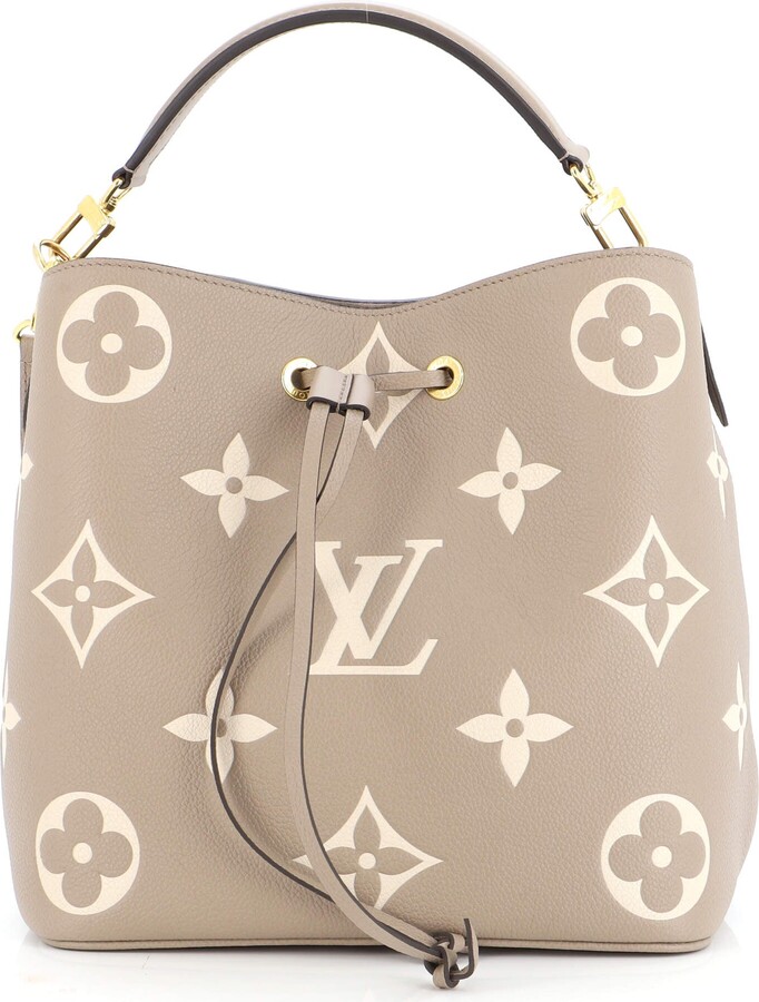 Louis Vuitton NeoNoe Handbag Embroidered Bicolor Monogram