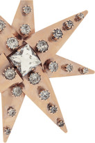 Thumbnail for your product : Swarovski VICKISARGE Rose gold-plated crystal brooch