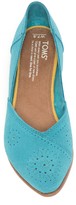 Thumbnail for your product : Toms Jutti Perforated Suede Flat