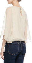 Thumbnail for your product : Alice + Olivia Briar Bell Sleeve Boat-Neck Top