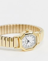 Thumbnail for your product : Limit Octagonal expanding bracelet watch in gold