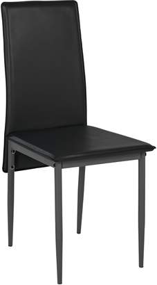 Argos Home Flynn Round Leg Glass Table & 4 Chairs