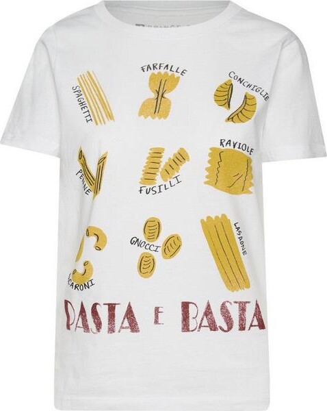 PRINCE PETER COLLECTION Women's Pasta T-Shirt Small White