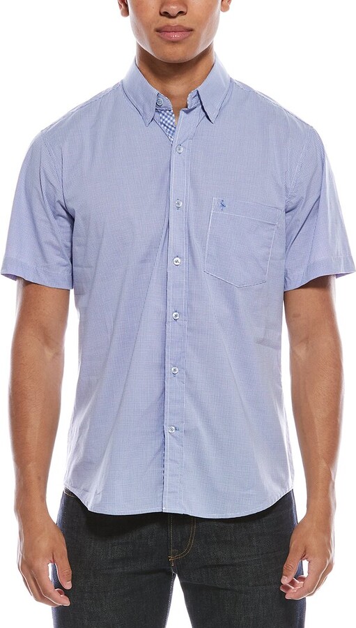 Tailorbyrd Signature Micro Gingham Shirt