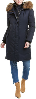 mackage calna down maxi coat