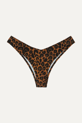 Fisch + Net Sustain Toiny Leopard-print Bikini Briefs - Leopard print