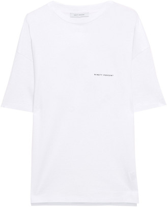 Ninety Percent Printed Organic Cotton-jersey T-shirt