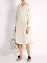 Thumbnail for your product : Loup Charmant Algiers Half Button Cotton Tunic Dress - Womens - White