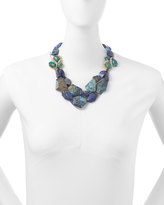 Thumbnail for your product : Alexis Bittar Multi-Stone Necklace, Blue