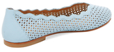 Thumbnail for your product : French Sole Teacup Laser-Cut Leather Flat