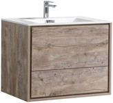 Thumbnail for your product : Kube Bath DeLusso 30" Wall Mount Bathroom Vanity, High Gloss White, Gray, Oc