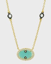 Thumbnail for your product : Freida Rothman Hint of Sparkle Amazonite Oval Pendant Necklace