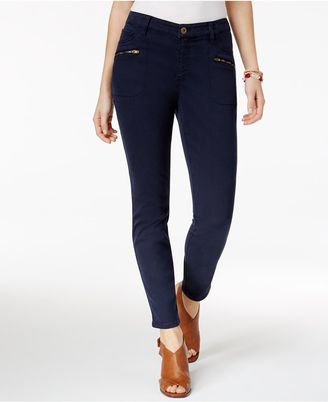 Style&Co. Style & Co Zippered-Pocket Skinny Pants, Created for Macy's