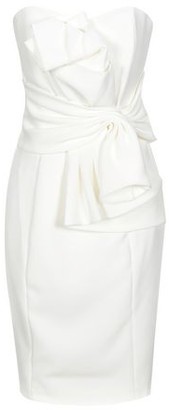 badgley mischka white dress
