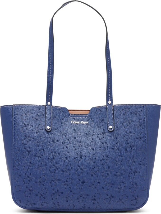 Calvin Klein Women's Blue Tote Bags | ShopStyle