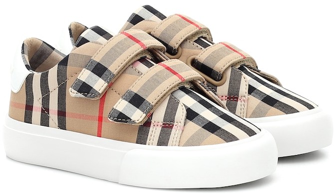 burberry baby sneakers