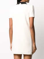 Thumbnail for your product : Elisabetta Franchi Contrasting Bow Mini Dress