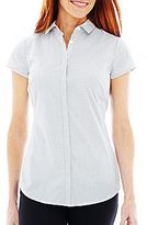 Thumbnail for your product : JCPenney Worthington Essential Short-Sleeve Shirt