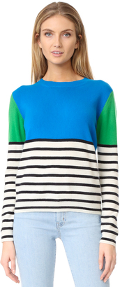 Chinti and Parker Colorblock Stripe Cashmere Sweater