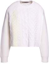 Thumbnail for your product : Alexander Wang Cable-Knit Wool-Blend Sweater