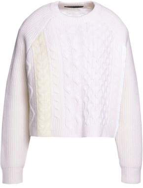 Alexander Wang Cable-Knit Wool-Blend Sweater