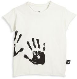 Nununu Toddler's, Little Girl's & Girl's Hand-Printed Raw T-Shirt