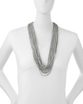 Thumbnail for your product : Eileen Fisher Drapey Metallic Necklace