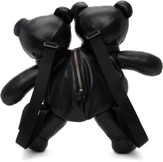 Marc Jacobs Black Heaven By Double-Headed Teddy Backpack