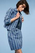 Thumbnail for your product : Next Womens Stripe Co-ord Denim Jacket